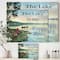 Designart - The Lake is My Happy Place - Lake House Canvas Wall Art